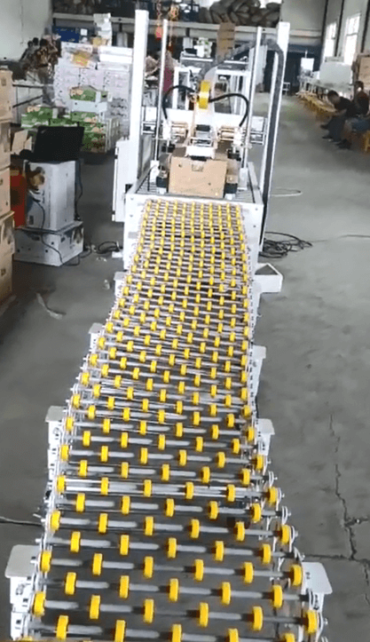 福來輪伸縮輸送線在包裝機行業的應用